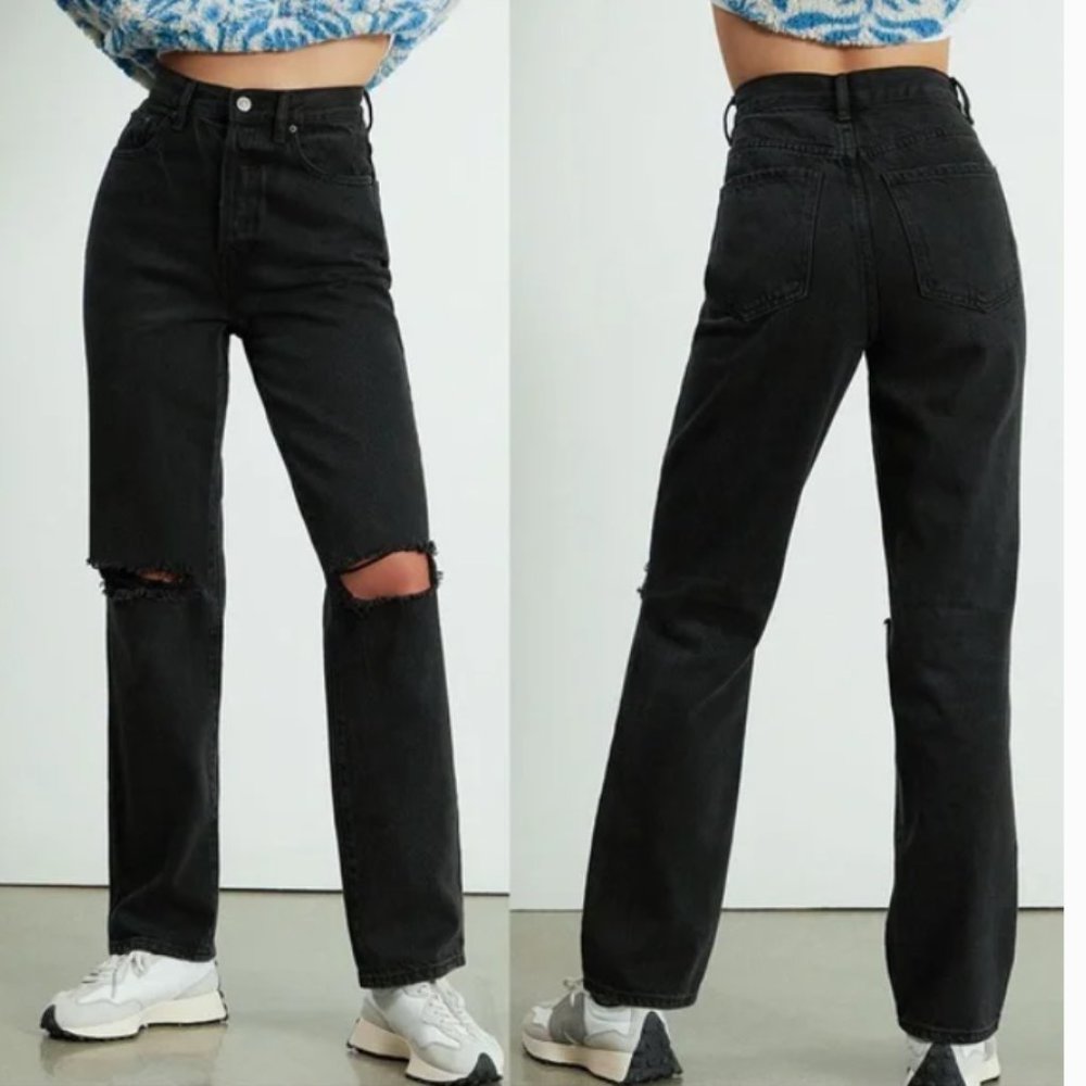 PacSun High Rise Distressed Dad Jeans Size 29